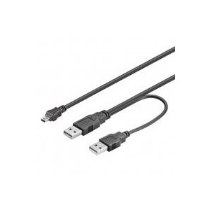 Câble Mini-USB vers 2x USB