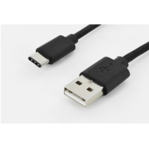 Câble USB v2.0 type C mâle vers Type A Mâle 1.80m