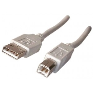 Câble USB Type AB (Mâle/Mâle) - 1.8 m